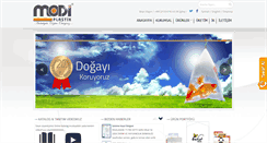Desktop Screenshot of modiplastik.com